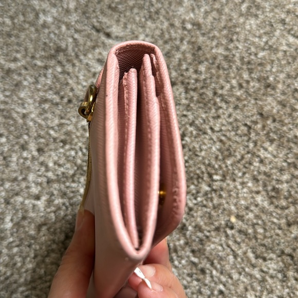 Prada Pink Saffiano Leather Wallet - Picture 11 of 12